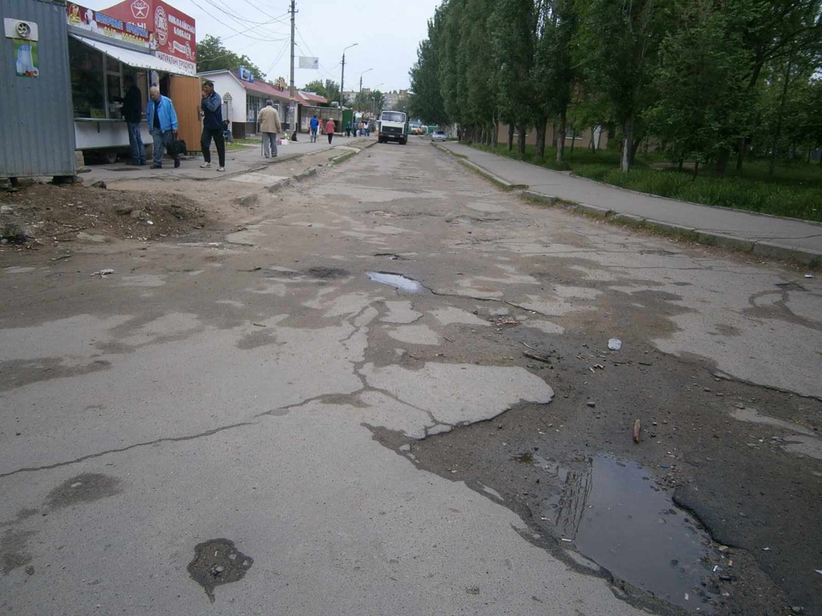 В Николаеве на ул. Попеля обновили дорогу